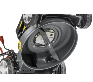 Fűnyíró benzinmotorral, vontatás nélkül, 139cm3, késszélesség 43cm, Dedra - Img 4