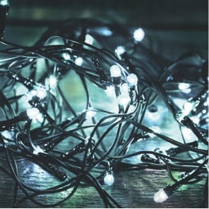 Ghirlanda luminoasa cu LED-uri, 500 de LED-uri, 35 m, alb rece, IP44 - Img 1