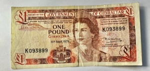 GIBRALTAR - 1 POUND 1979