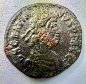 GRATIAN ( 367-383 AD )- Moneda Antica Romana