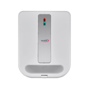 HAUSER SN-1450 aparat saratele, 1500 W, 4 suprafețe de prăjire, carcasă cu pereți reci, plăci de prăjire antiaderente, alb - Img 3