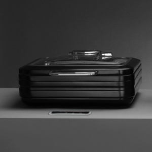 Încălzitor cu inducție cu capac din sticlă De Luxe Black, GN 2/3 Fine Dine - Img 1