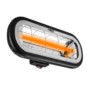 Infravörös ellenállású fűtőtest, 2000W, IP65, ideális teraszokra, teraszra, teraszra, Neo