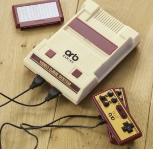 Joc retro, consola retro 8bit, caseta 274 jocuri, 2 controlere, compatibil jocuri discheta galbena Famicom, cablu AV RCA, alimentator, ORB Gaming - Img 6