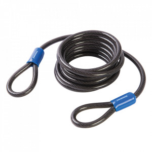 Kerékpár/motoros lopásgátló kábel, 2,5m x 8mm, Silverline