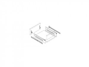 Kit sertar metalic, alb, 50 x 8.6cm, F.F. Group - Img 2