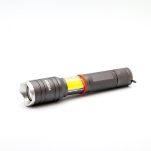Lanterna profesionala, LED COB, 300 lumeni, aluminiu anodizat, alimentare 3 x baterii AAA, NEBO TAC SLYDE