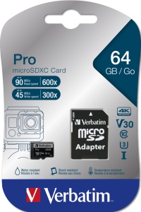 MEMORIE SD CARD VERBATIM 64GB CLASA 10 ADAPTOR INCLUS "47042" - Img 3