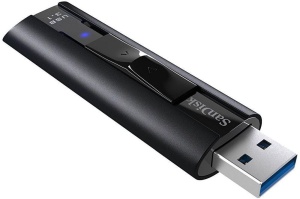 MEMORIE USB 3.1 SANDISK 256 GB, retractabila, carcasa aluminiu, negru, "SDCZ880-256G-G46"