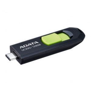 MEMORIE USB Type-C 3.2 ADATA 128 GB, retractabila, carcasa plastic, negru / verde "ACHO-UC300-128G-RBK/GN" - Img 3