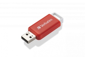 MEMORIE USB VERBATIM DATABAR 16GB USB 2.0 ROSU "49453" - Img 2