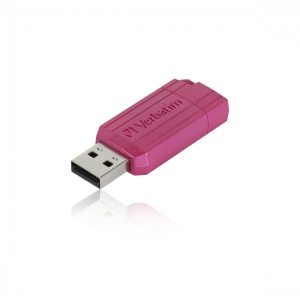 MEMORIE USB VERBATIM PINSTRIPE 128GB StoreNGo USB 2.0 ROZ "49460"