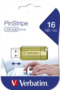 MEMORIE USB VERBATIM PINSTRIPE StoreNGo 16GB USB 2.0 VERDE EUCALIPT "49070" - Img 4