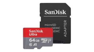 MEMORII. SD CARD Sandisk MICROSDXC 64GB CL10 SDSQUAB-064G-GN6MA, "SDSQUAB-064G-GN6MA" - Img 3