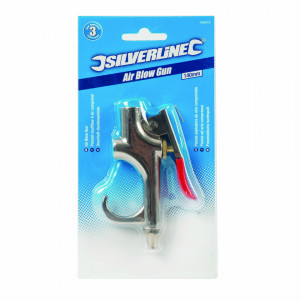 Mini pistol de palma aer compresor pentru suflat, Silverline - Img 2