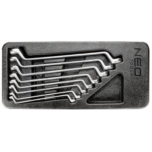 Modul chei inelare duble cotite, set 8 buc, 6-22 mm