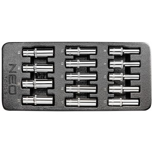 Modul tubulare hexagonale lungi 1/2 " , set 14 buc, 8-21 mm