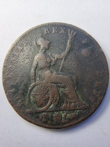 Moneda - 1/2 Penny 1826 - GEORGE IV - Marea Britanie - Img 2