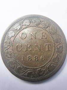 Moneda Canada - Victoria - 1 Cent 1886 - Img 2