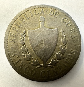Moneda Cuba - 5 Centavos 1920 - Img 2