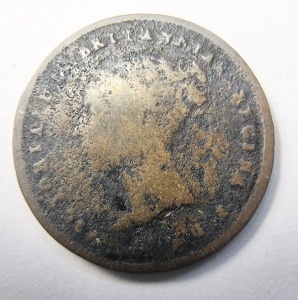 Moneda Regatul Unit - Victoria - Half Farthing 1844 - Img 2
