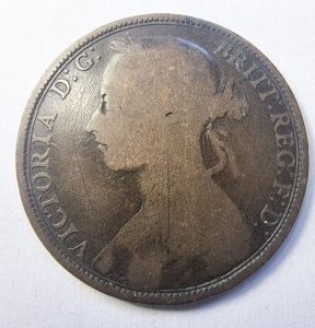 Moneda Regatul Unit - Victoria - Penny 1892