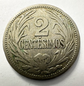 Moneda Uruguay - 2 Centesimos 1909 - Img 2