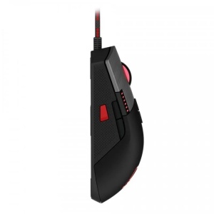 Mouse gaming cu fir AOC Agon AGM700, Iluminare RGB, 16000 dpi, pastile greutati,Negru - Img 5