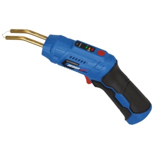 Műanyag forrasztó/hegesztő készlet akkumulátorral, műanyag repedés javítás, 4V, USB-C töltés, 600fokozatú, Dedra