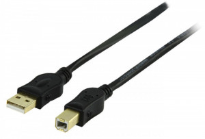 Nyomtatókábel USB 2.0 , A-ből B-be, 1,8m, HQ