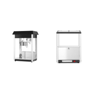Pachet Aparat popcorn 1500W + incalzitor nachos Black Edition
