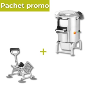 Pachet Masina curatat cartofi 5kg/12L + Taietor cartofi prajiti
