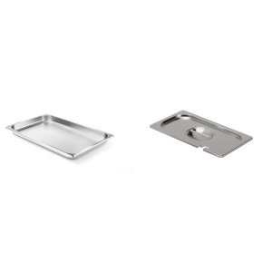 Pachet Tava GN 1/1 40mm 5.3L + Capac GN 1/1 cu fanta