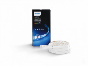 Philips Hue Lightstrip Plus, ZigBee Light Link, Bluetooth,11W, 800 lm, 800 lm, fehér környezeti fény, 1 m