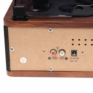 Pick-up vinil tip retro cu boxe incorporate, amplificare incorporata, bluetooth, Denver VPB-262 - Img 11