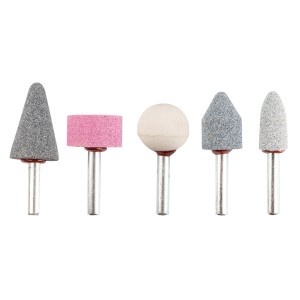 Pietre mini -polizor, diam 6mm (1/4 "), set 5 buc