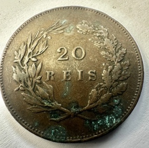 PORTUGALIA - CARLOS I - 20 REIS 1891 - Img 2