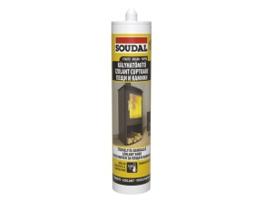 Professzionális tömítőanyag sütőkhöz, kályhákhoz, grillekhez, +1500ºC, 280ml, Soudal