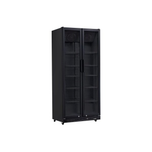 Răcitor de bar cu două uși, Arktic, 437L, Negru, 230V/510W, 870x605x(H)1996mm