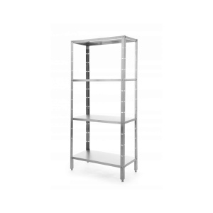 Raft inox Revolution, 4 polite, capacitate max 50kg/polita, 1000x400x(H)1800 mm