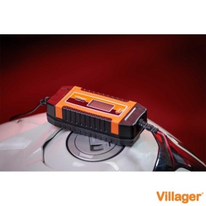Redresor/incarcator acumulator auto/moto cu microprocesor, 6-12V, Villager VCBM 4.0 - Img 4