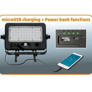 Reflector LED solar, cu senzor de miscare - Img 2