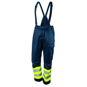 Salopeta de lucru, de avertizare, bleumarin cu elemente reflectorizante, masura M