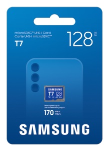 SAMSUNG T7 microSD Memory Card 128GB for Smartphones Tablets and Handheld Consoles up to 170MB/s Read "MB-MB128T/WW" - Img 4