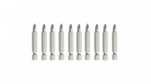 Set 10 biti tip cruce, PZ2, 50mm, Dedra - Img 1