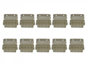 Set 10 cofraje oua gaina, carton reciclat, 10 compartimente, marime universala - Img 1