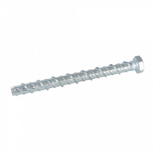 Set 10 suruburi fixare directa in beton si zidarie, M10 x 100mm, Fixman - Img 1