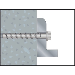 Set 150 suruburi autoforante profesionale pentru beton, 6 x 35mm, fixare fara diblu, cap hexagonal, filet exterior M6, rezistenta la foc, Celo - Img 7