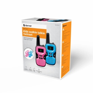 Set 2 Statii radio Walkie-Talkie pentru copii Denver WTK-441, PMR 446 MHz, 8 Canale, Rază 2 km, Lanternă, Multicolor - Img 3