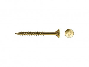 Set 200 holsuruburi profesionale pentru lemn, 4.5 x 40mm, cap cruce PZ, filet complet, Celo - Img 1